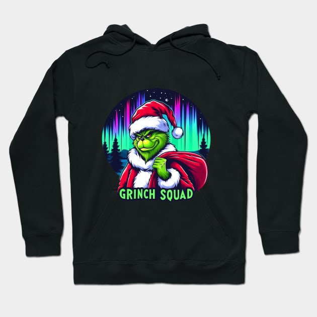 Grinch Squad Hoodie by BukovskyART